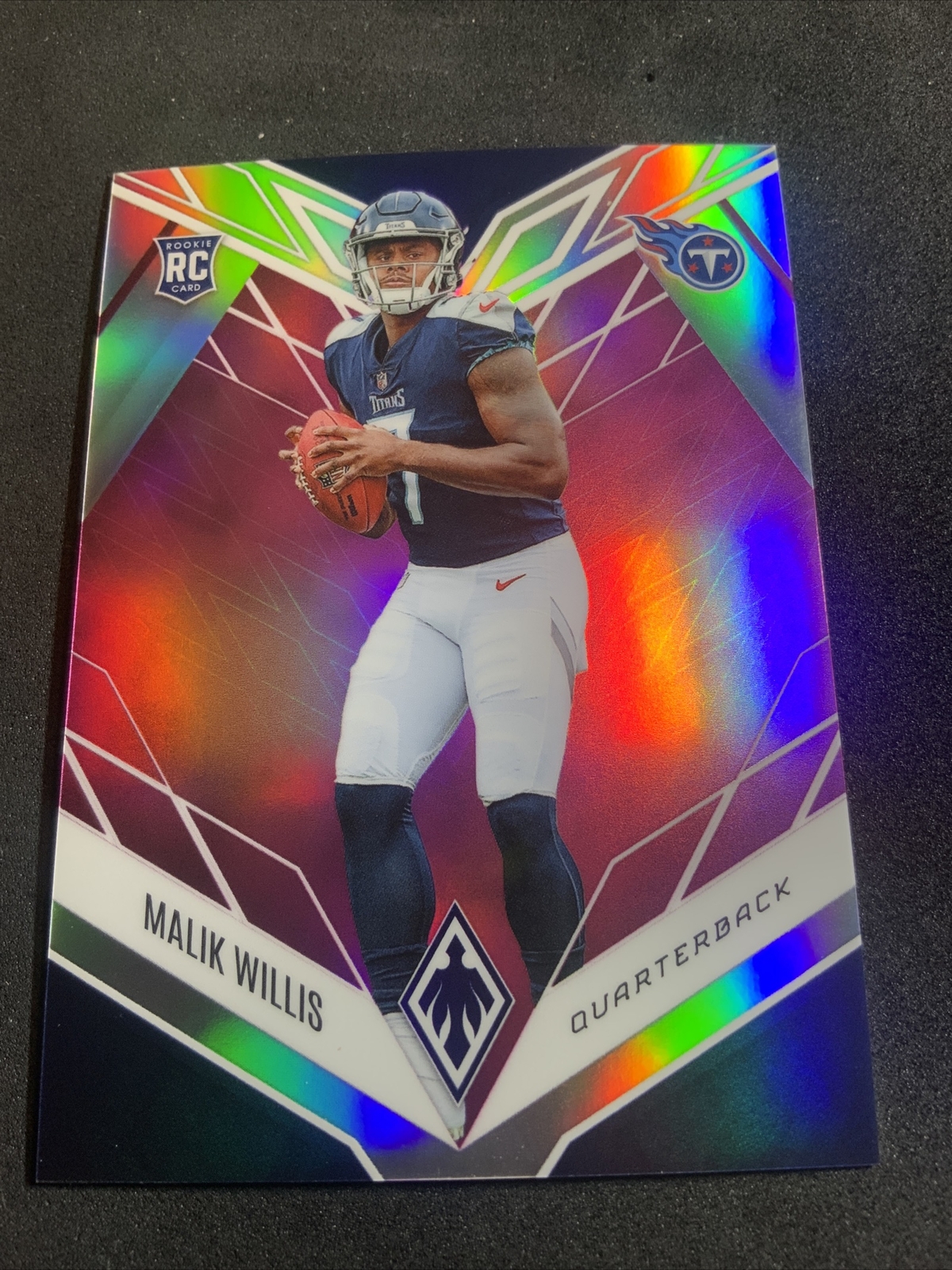 Malik Willis 2022 Panini Phoenix #103 Pink Prizm Rookie RC /199 Tennessee Titans