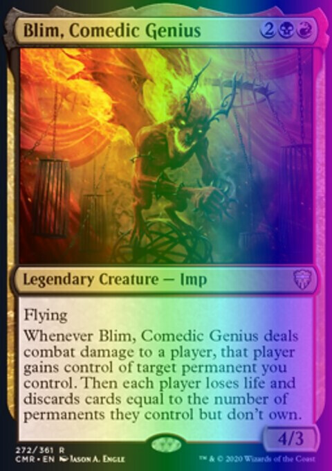 MTG Magic the Gathering Blim, Comedic Genius (272/743) Commander