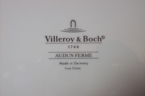 Villeroy & Boch Audun Ferme 1748 Oval Serving Platter~Porcelain~13.5 in x 9 in - Picture 4 of 4