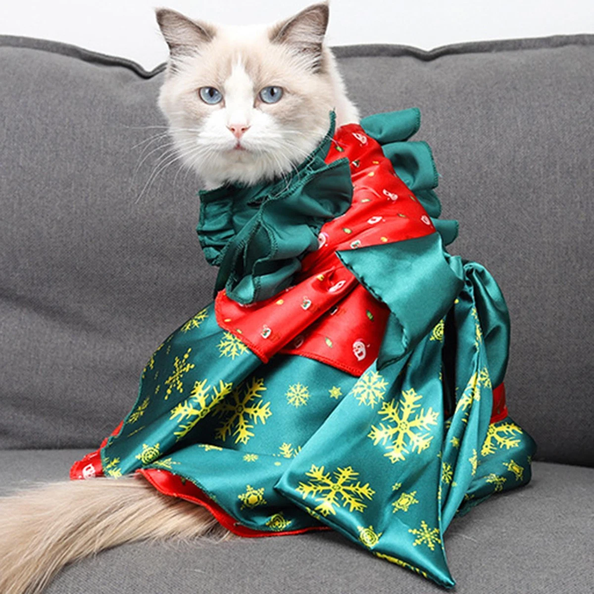 Cat christmas outfit deals