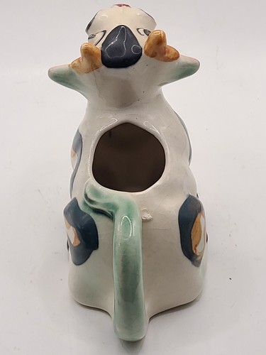Creamor cow hand painted ceramic. Japan. Vintage. Adorable - Picture 4 of 6