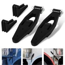 For Kenworth 315-5401 & Peterbilt L56-0001 Hood Latch Base A Pair Black
