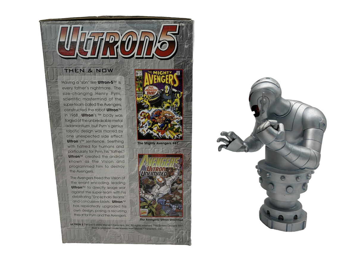 Bowen Designs Ultron 5 Marvel Mini-Bust #1626 /3000 Avengers Bowen Designs Ultron 5 Marvel Mini-Bust #1626 /3000 Avengers
