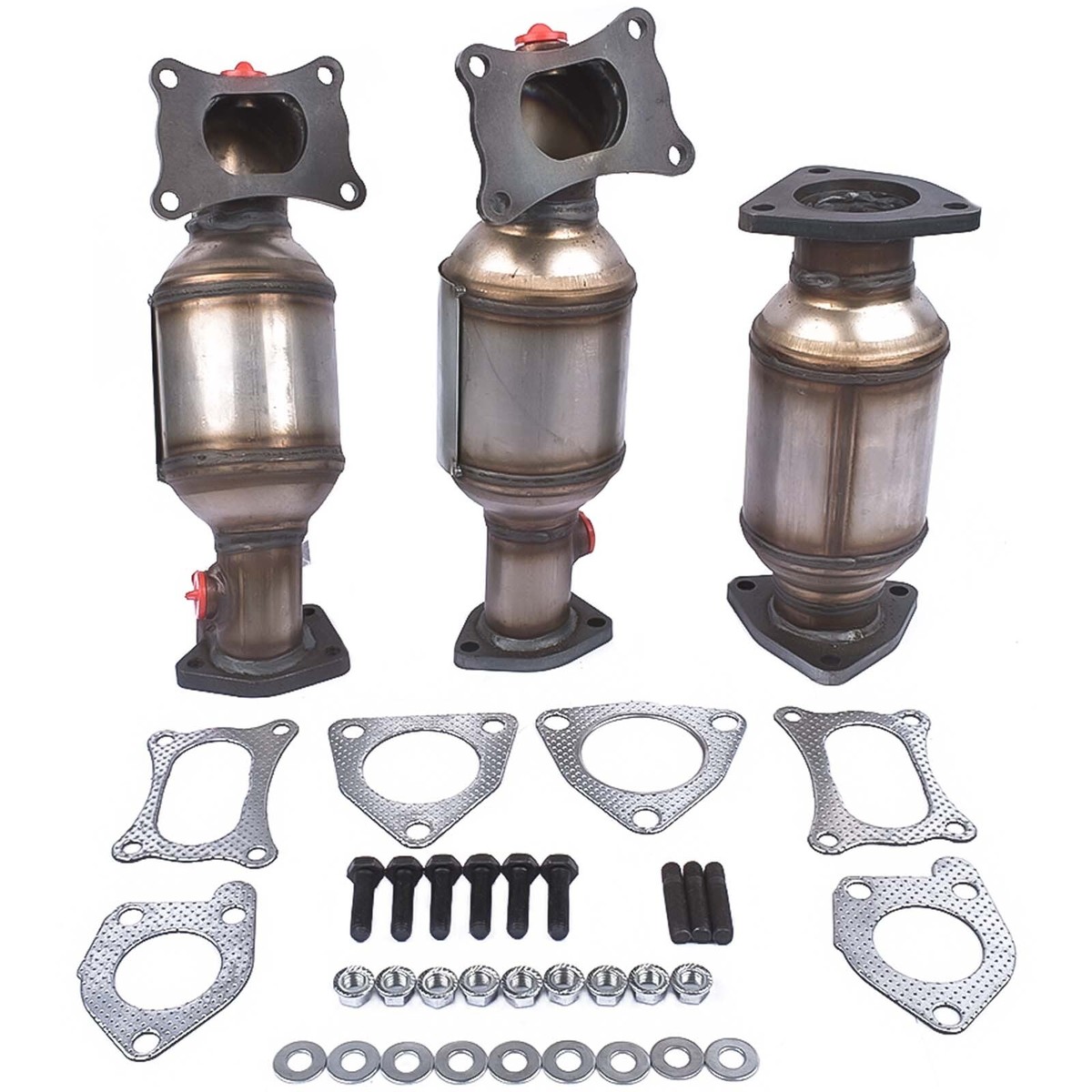 【CPC-L24】タチバナ様 Set of 3 Catalytic Converters for 2009-2015 Honda Pilot 3.5L