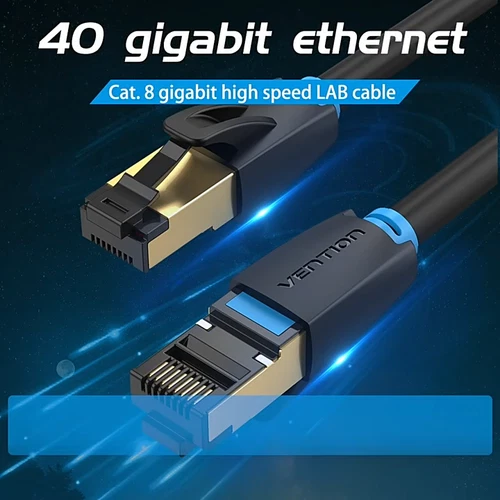 STTP CAT8 Shielded 2000MHz 40Gbps Ethernet LAN Cable Ultra High Speed Lead RJ45 - Video 1 of 1