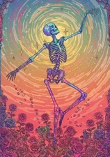 Digital Image Picture Photo Wallpaper Background Desktop AI Art Dancing Skelton2
