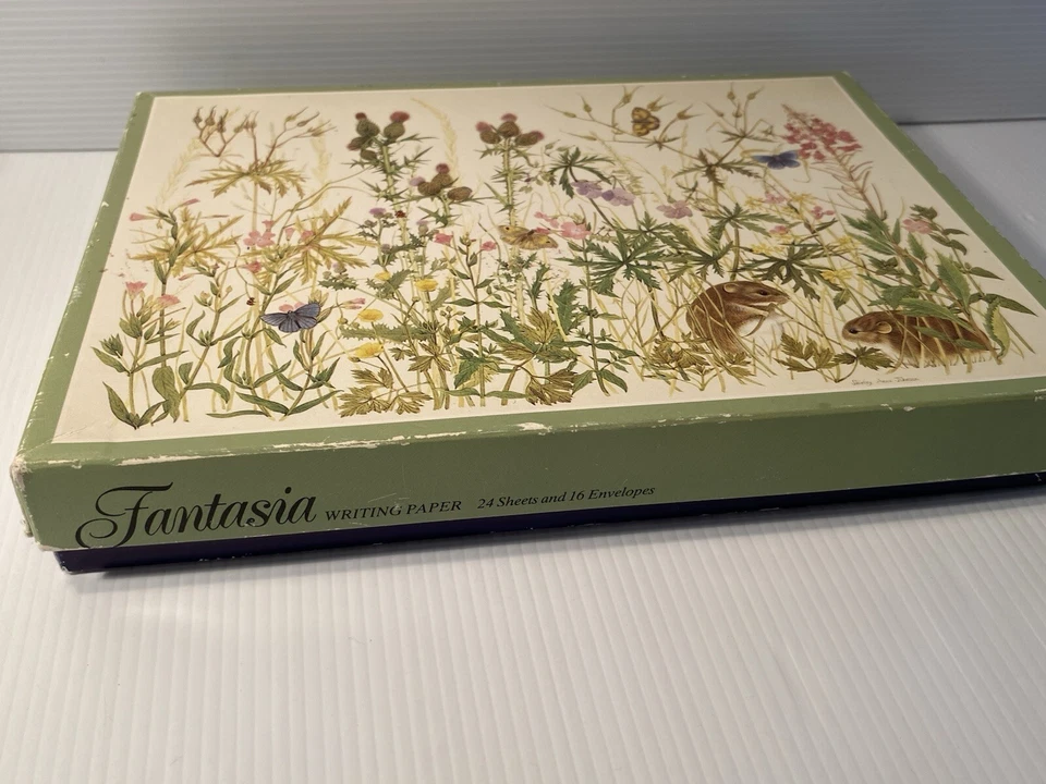 Creative Stationery Fantasia Set box Letters Shirley Ann Johnson Vintage - image 2 of 4