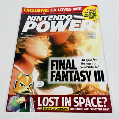 Nintendo Power Volume 208 Oct 2006 Final Fantasy 3 Star Fox Command