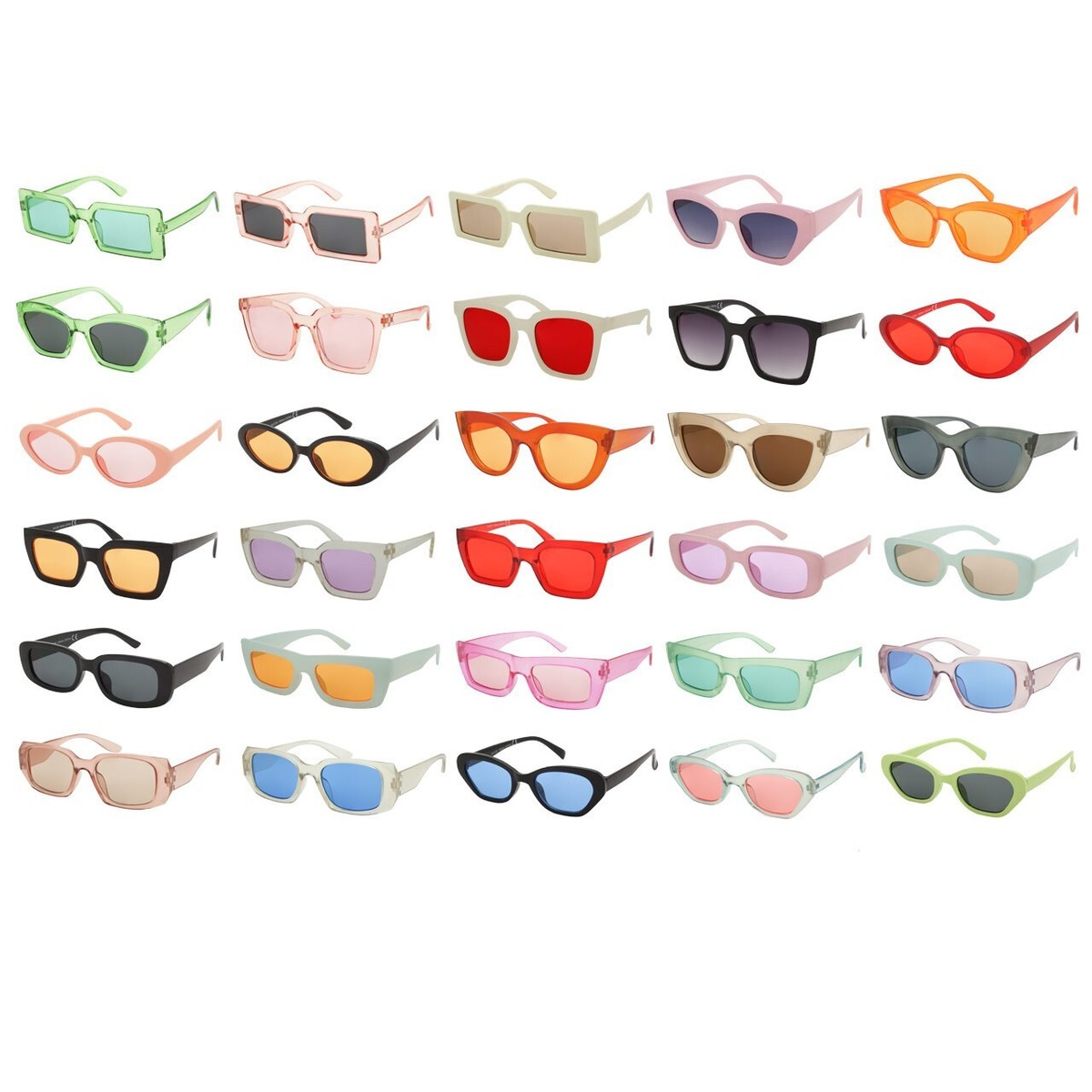 Sunglasses For Women Festival Style Super Colorful Bulk Lot  display picture 2