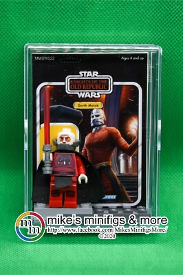 Star Wars Custom Carded Mini-figure Darth Malak Minifigure KOTOR Old Republic