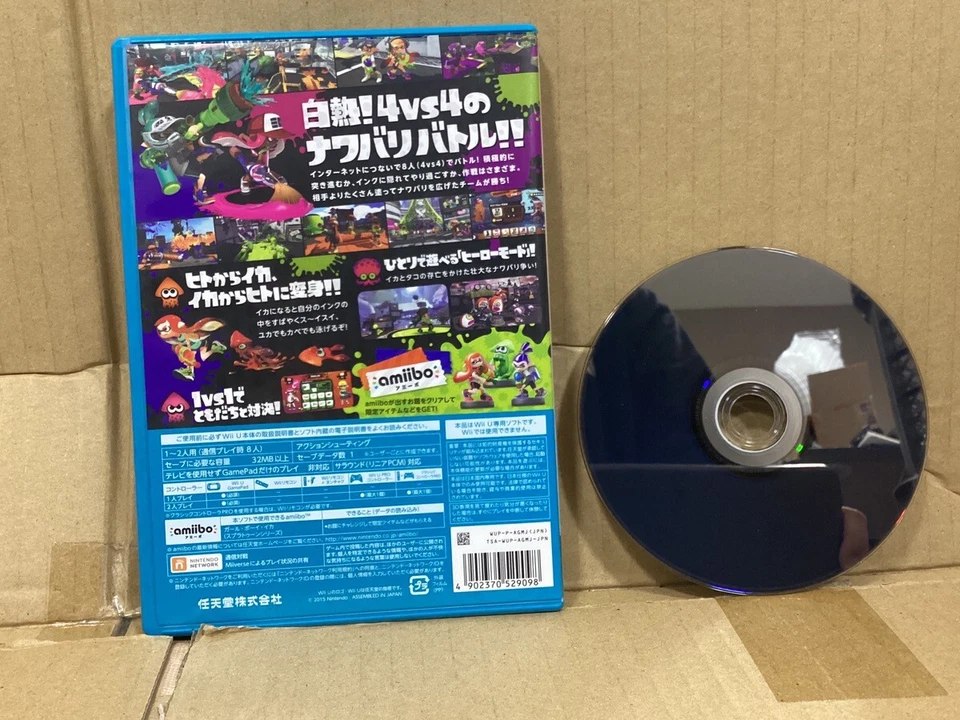 Wii U Nintendo Splatoon Japan ver. working - Image 2 of 3