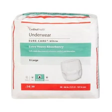 Cardinal Health Underwear Sure Care Ultra X-Large 48"- 66" CA of 56