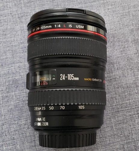 CANON EF 24-105MM 1/4L IS USM LENS - VERY LIGHTLY USED - Picture 1 of 5