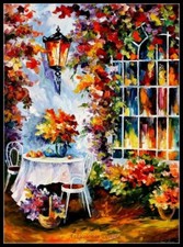 In the Garden - DIY Chart Counted Cross Stitch Patterns Needlework DMC Color