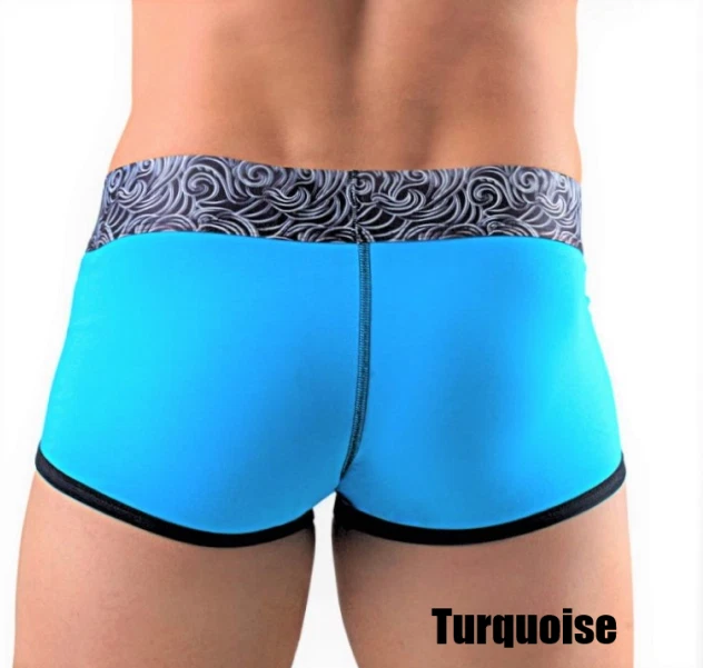 Baú boxer GERONIMO 1751b1 turquesa ou azul: M, grande e XX-grande - Imagem 3 de 4