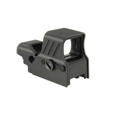 Mirino Red Dot Mini JS-TACTICAL Tan Per Fucili Softair - Punto Rosso/Verde, Compatibile Slitta Weaver 20mm