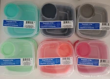Salad & Dressing Chip & Dip Containers W Lids 21.5 Fl Oz 1/Pk S21 Select: Color