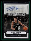 2022-23 Hoops #GS-KLJ Keldon Johnson Great SIGnificance
