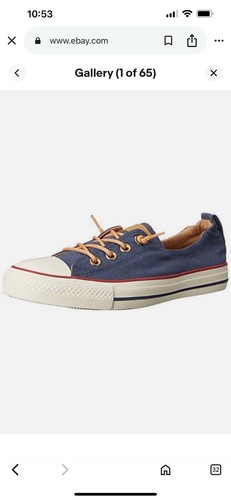 Scarpe sneakers Converse CTAS Shoreline slip on blu navy biscotto donna taglia 9,5 - Foto 5 di 13