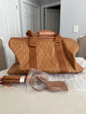 2025 Taylor Swift The Life Of A Showgirl Duffel Bag Brown Faux Leather IN HAND