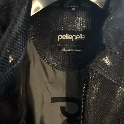 Pelle Pelle Leather Jacket Snakeskin Leather Jacket Size 40/medium