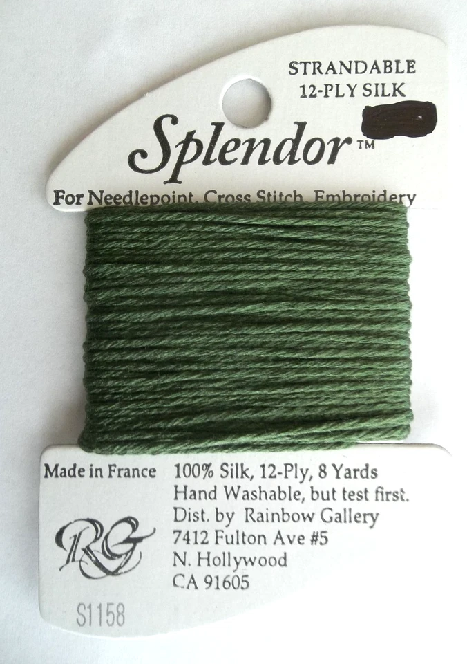 SPLENDOR Thread - You Choose-- Rainbow Gallery Cross Stitch/Needlepoint - Image 4 of 4