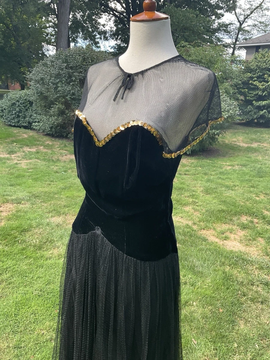 Ball Gown Formal Dresses Vintage 1930s Decade for sale