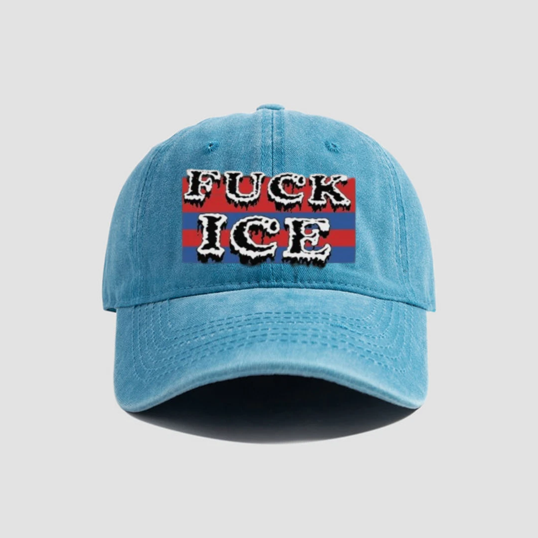 Fck ICE Hat  Baseball Cap Dad Hat Unisex