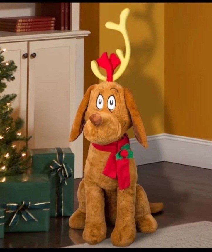 Dr Seuss 4' Animated Max the Dog from How The Grinch Stole Christmas Animatronic