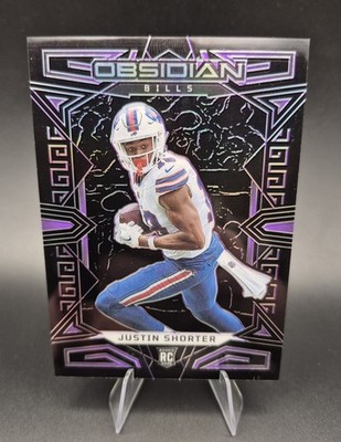 2023 Panini Obsidian Justin Shorter #110 Purple Electric Etch /75 Buffalo Bills 
