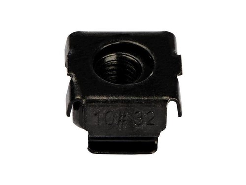 StarTech 10-32 Cage Nuts 50 pack Black CABCAGENUTS1032 - Picture 2 of 3