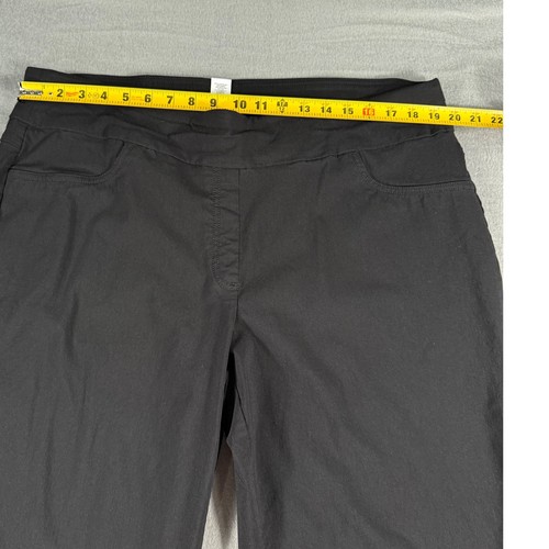 Ruby Rd Black Pull-On Pants Women's Stretch Ankle Career Casual Plus Size 22W - Picture 6 of 8