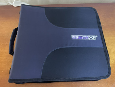Crop In Style PSB Zippered 3-Ring Binder With 10 Pages of Items 25 Pages Total