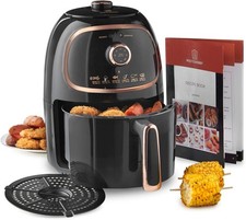 MisterChef® Air Fryer VORTX Technology 30 Min Timer Adjustable Temp 4.5L