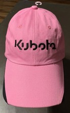 Pink Kubota Baseball Cap K Products Headwear Adjustable Strap Womens