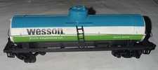 Vintage Wesson Pure Vegetable Oil Tank Car HO Scale GATX 9876 Model Train USA