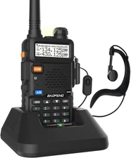 UV-5R Dual Band Two Way Radio (Black), 144-148Mhz & 420-450Mhz