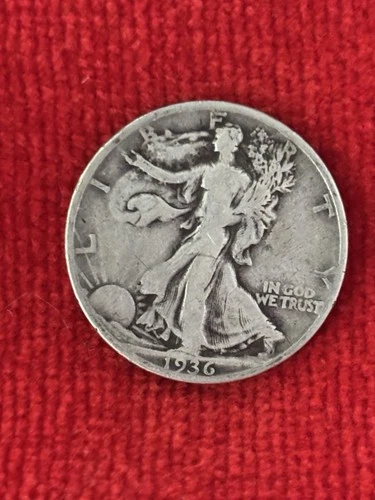 New Listing1936-D Walking Liberty Half Dollar Silver Coin