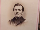 possible Civil War 153rd New York Infantry officer cdv photo with tax stamp