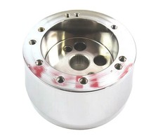 356 Bolt Holes Chrome Billet Aluminum Steering Wheel Column Adapter Hub S83012 356 Bolt Holes Chrome Billet Aluminum Steering Wheel Column Adapter Hub S83012