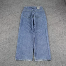 Vintage Levis Silvertab Jeans Mens 33x32 Blue Denim Baggy Fit Loose Pants Y2K