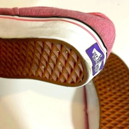 Sneakers donna Vans rosa e bianco - Foto 8 di 10
