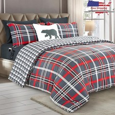 Complete Bed in a Bag Microfiber Comforter Set W/ Decorative Pillow  Shams New