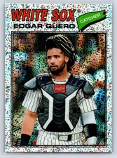 2026 Topps Heritage EDGAR QUERO #239 Chrome Silver Sparkle SP Chicago White Sox
