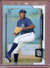2015 BOWMAN CHROME AUSTIN SMITH ROOKIE REFRACTOR #180 (NM-NM/MT )