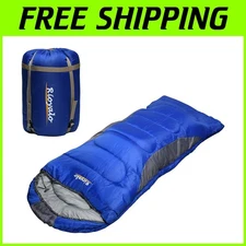 4 Season Camping Sleeping Bag - Waterproof Compression Sack