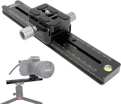 240mm Professional Rail Nodal Slide Metal Quick Release Clamp,Dual Dovetail C...