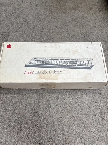 Apple Extended Keyboard II M3501 IN ORIGINAL BOX! UNTESTED FOR PARTS