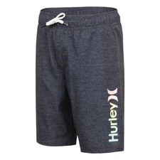 Hurley Boys' Pull On Swim Trunks, Shadow Black, M