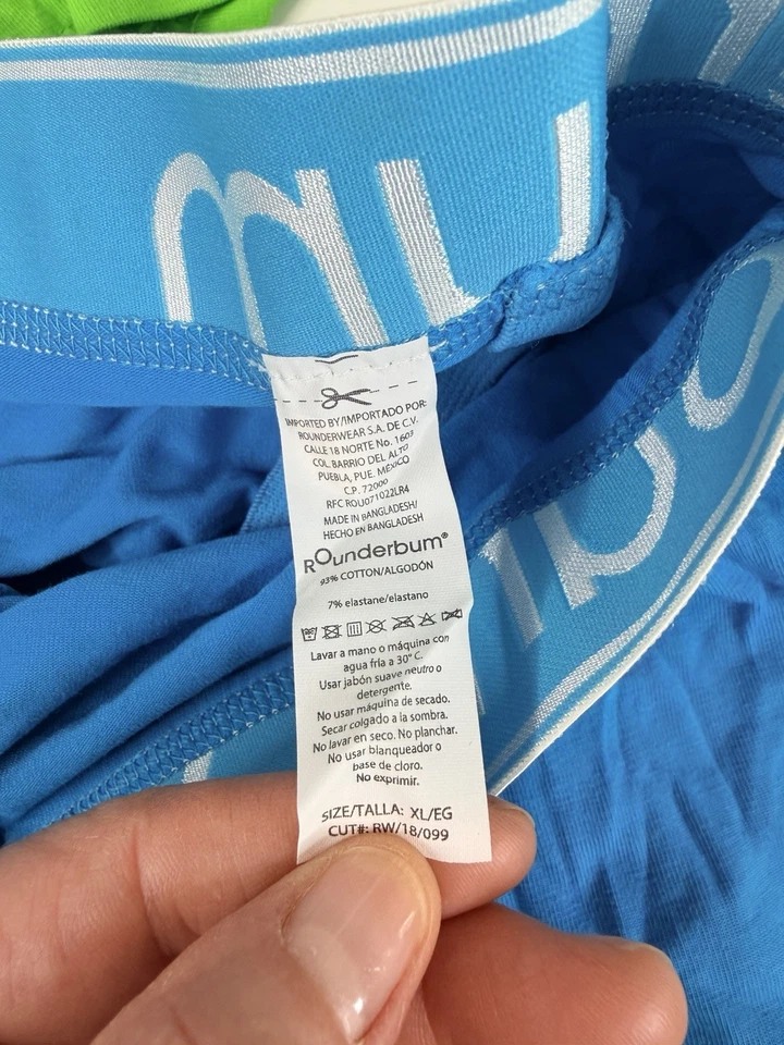 Men’s Rounderbum lift my Days lot 4 XL Jersey boxers trunks NWT - Image 3 of 4